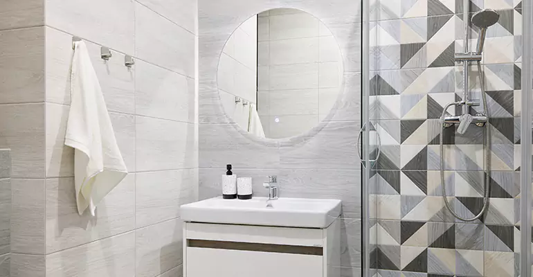 Small Master Bathroom Remodel in Lakota