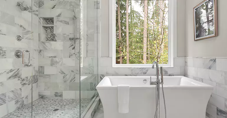 Bathtub to Tile Shower Conversion in Lakota