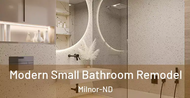 inner Bathroom imggen Modern Small Bathroom Remodel Milnor-ND
